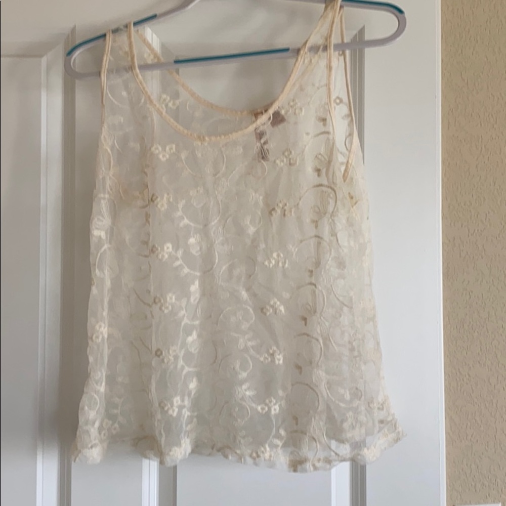 Lace tank